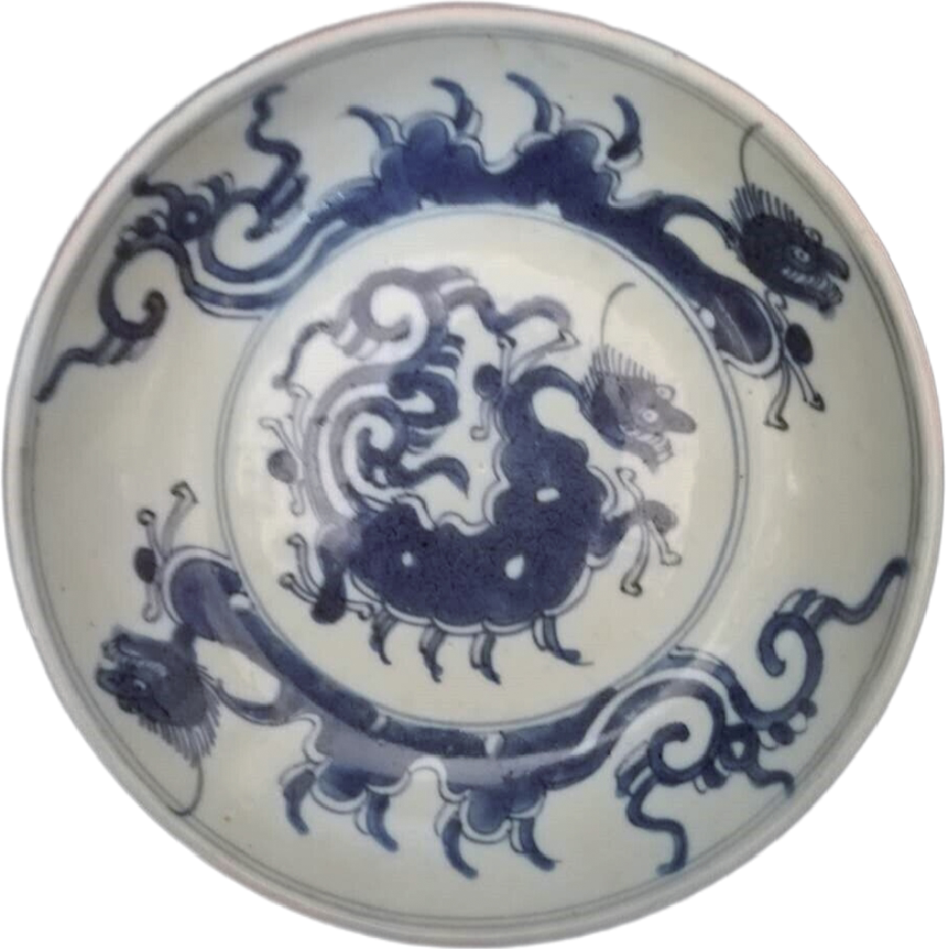 "龙纹饰”中华瓷器最至高无上的图腾——浅议龙图腾爰展与瓷器龙纹饰